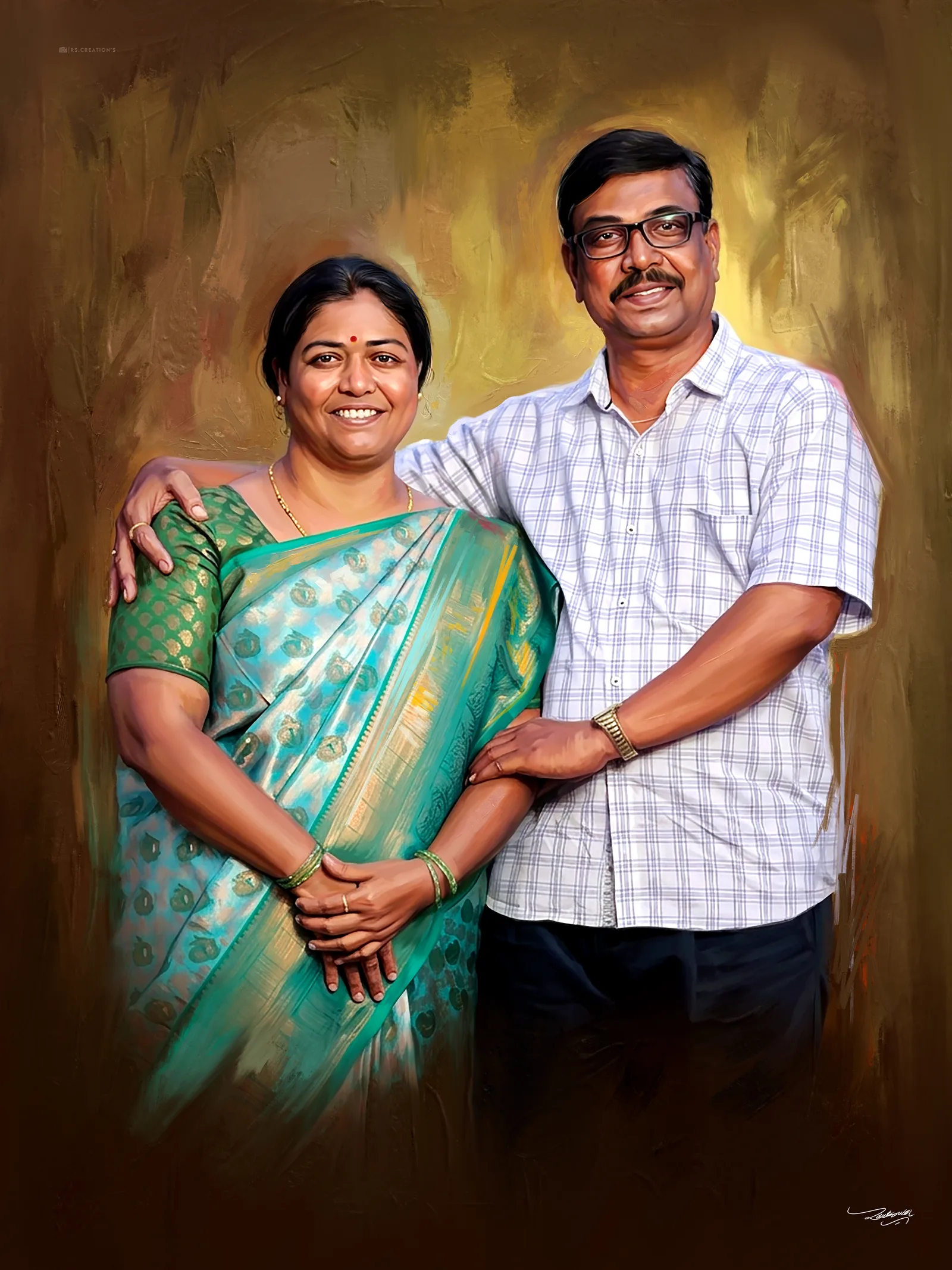 Anniversary Keepsake On Canvas